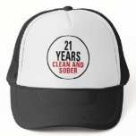 21 Years Clean and Sober Mesh Hat