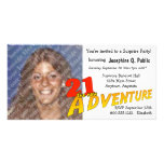 21st Birthday Adventure Party Photo Invitation Custom Photo Card