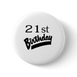 21st Birthday Black