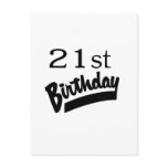 21st Birthday Black