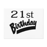 21st Birthday Black