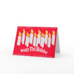 21st Birthday Card