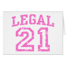 21st Birthday Card