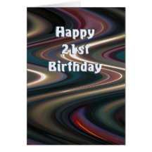 21st Birthday Card