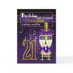 21st Birthday Card For Brother, Brother Birthday