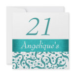 21st birthday elegant any age celebration invitations