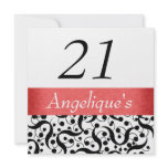 21st birthday elegant any age celebration invitations