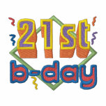 21st Birthday embroidered shirts