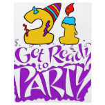 21st Birthday flyers