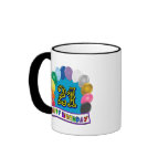 21st Birthday Gifts with Assorted Balloons Design Mug