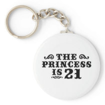 21st Birthday Keychains