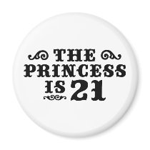 21st Birthday Fridge Magnets