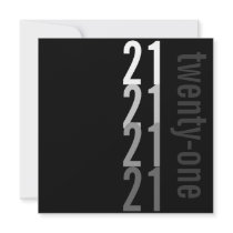 21st Birthday Party Invitations