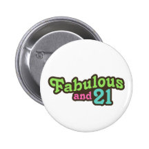 21st Birthday Pins