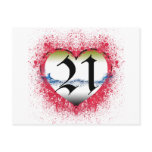 21st Birthday Post Cards