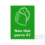 21st Birthday rules Greeting Cards