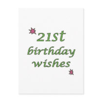 21st Birthday Wishes