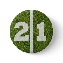 21st Birthday Yard Button