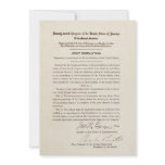 21st Constitutional Amendment Ending Prohibition invitations