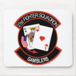 21st Fighter Squadron Gamblers Mouse Pads
