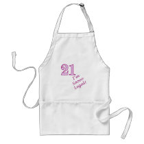 21st I'm Sooo Legal! Aprons