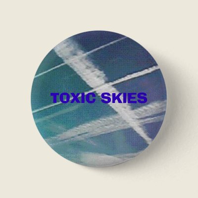 21stCenturyPolitix - TOXIC SKIES button by 21stCenturyPolitix