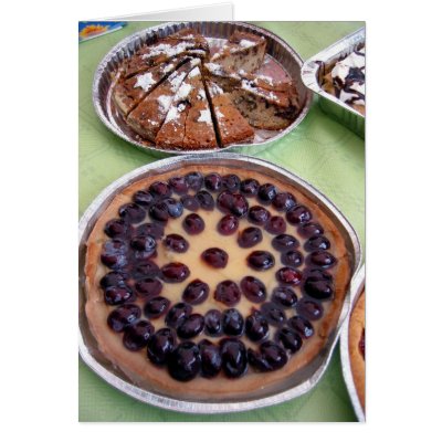 220 Italian Desserts Greeting Card by creativebyme