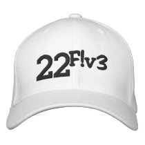 225 white baseball cap