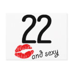 22 and Sexy Postcards