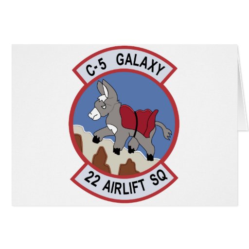 22nd Airlift Squadron Cards