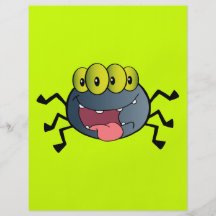 _2387-Happy-Spider-Cartoon-Character HAPPY CARTOON Flyer Design
