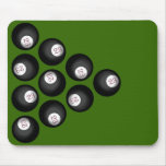 23 Ball of Chaos Pool Table mousepads