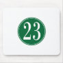 #23 Green Circle Mouse Pad