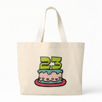 23 Year Old Birthday Cake Bag