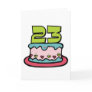 23 Year Old Birthday Cake Greeting Card