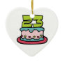23 Year Old Birthday Cake Christmas Ornament