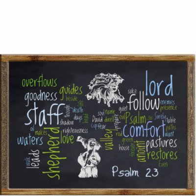 23rd Psalm Chalkboard 1 by word_clouds