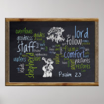 23rd Psalm Chalkboard 1