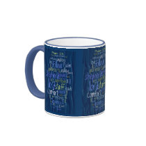 23rd Psalm Flowing Water Mugs