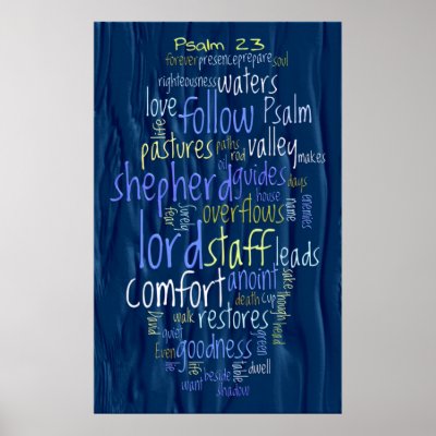 23rd Psalm Flowing Water by word_clouds