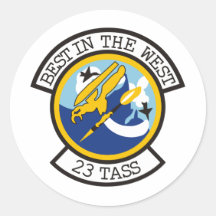 23rd TASS Round Sticker