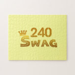 240 Area Code Swag Jigsaw Puzzles
