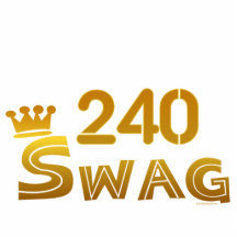 240 Area Code Swag Photo Cutouts