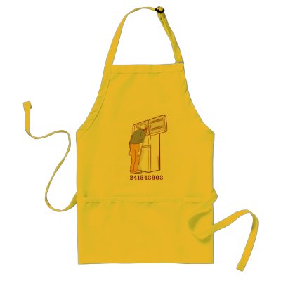 241543903 head freezer humourous tshirt aprons by strk3