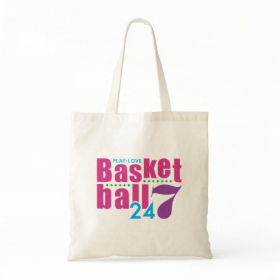 24/7 Basketball Canvas Bags by truetomboy
