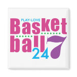 24/7 Basketball Magnet