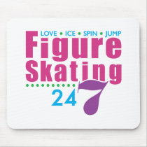 24/7 Figure Skating Mousepad