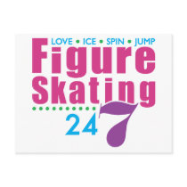 24/7 Figure Skating Post Card