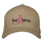 ($24.95) Believe Breast Cancer Ribbon Hat