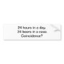 24 beers bumper sticker